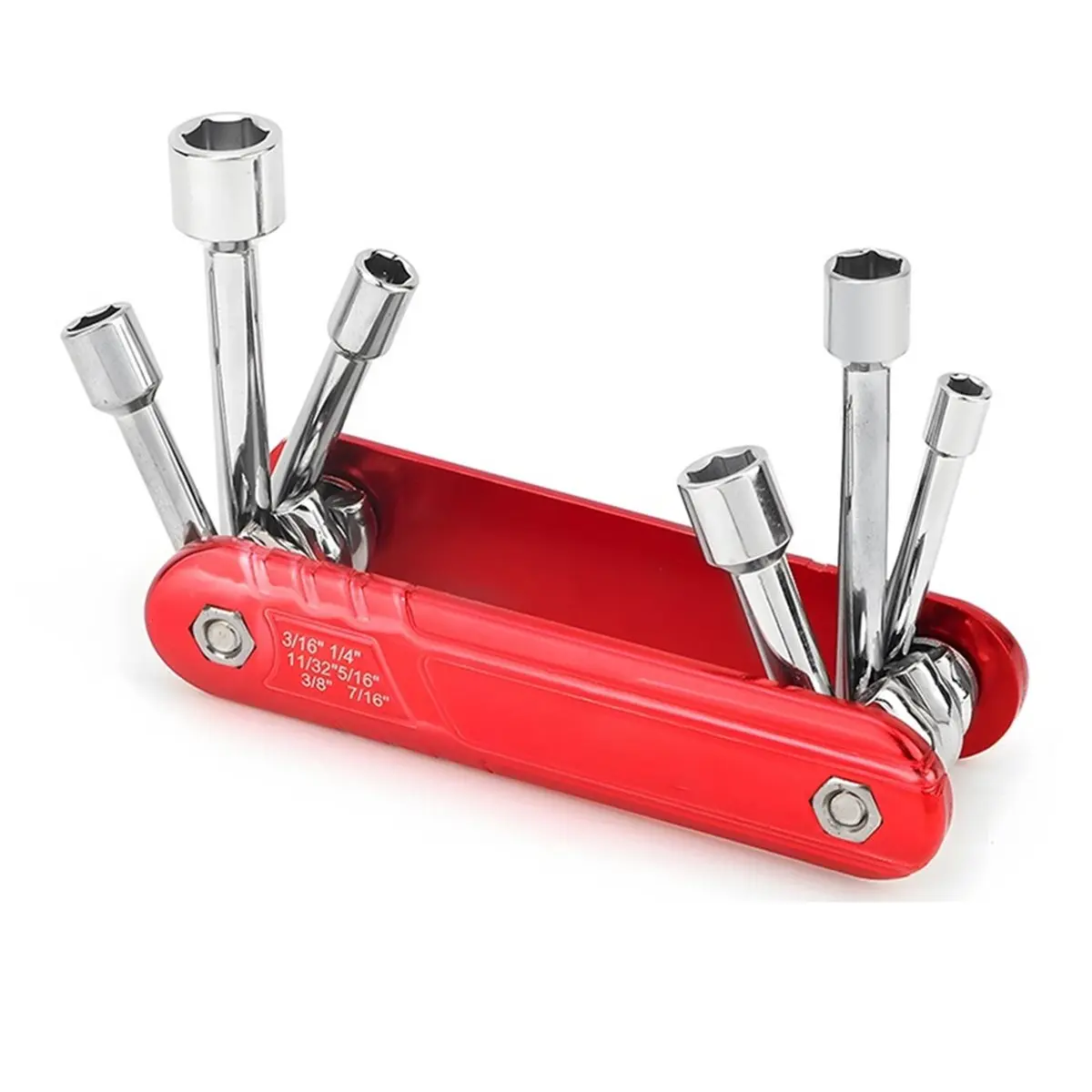 Best sales 2026 1 Pc Folding Nut Driver Kit, Hex Nut Driver Kit, Portable Metal Handle, Can Be Used As A Household Accessory