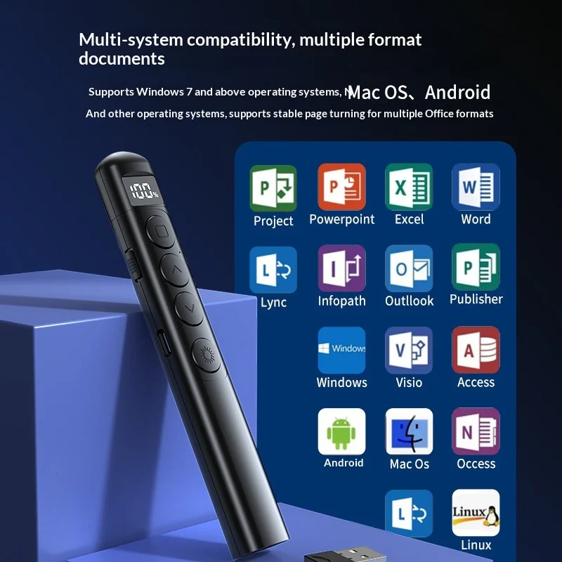 Private mode FYB-S5 model laser turning pen multi-function support multimedia remote control low power consumption