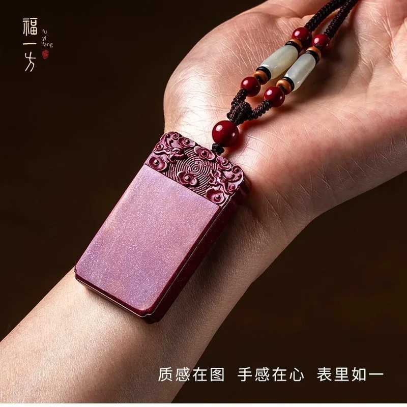 High-Content Purple Gold Sand Stone, A Pendant Good Luck, Suitable Men'S And Women