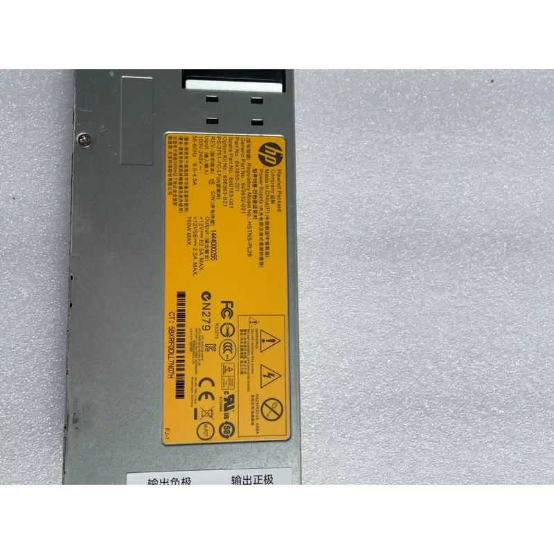 for HP Server Power Supply 750W High Efficiency Redundant PSU Module Compatible with ProLiant Gen8 Gen9 Gen10 Rack Servers