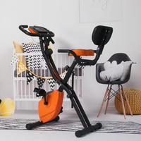 Wholesale OEM Gym Stationary Bicycle Exercise Folding Magnetic X Bike 2.5kgs Flywheel Cardio Training Fitness Bike For Indoor