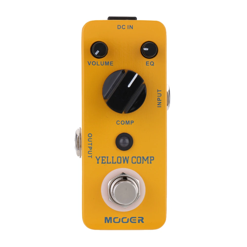 Mooer MCS2 Yellow Comp Classic Optical Compressor Guitar Effect Pedal True Bypass Full Metal Shell Guitar Accessories