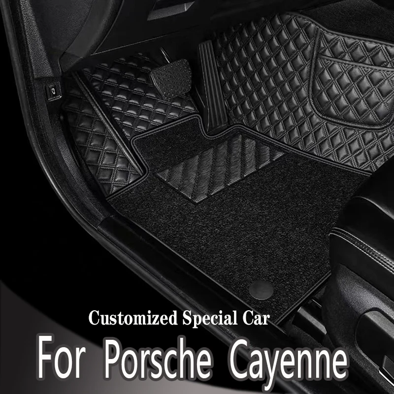 Car floor mats for Porsche for Cayenne Low match 2006 2007 2008 2009 2010 Custom auto foot Pads automobile interior accessories