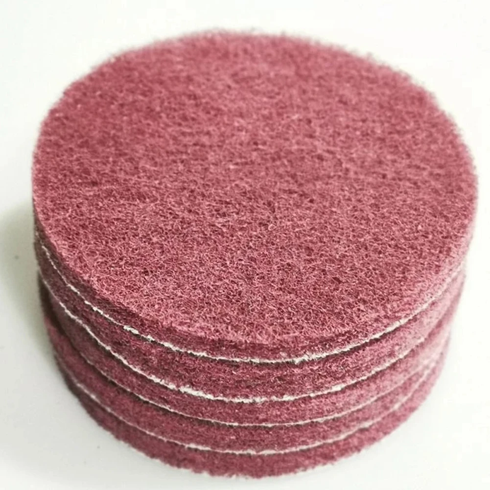 5pcs Cleaning Cloth Scrub Pad Industrial Scouring Pad Nylon Polishing Pad 4 Inch Auto Car Buffing Pad Set Sponge Shower Bathtub