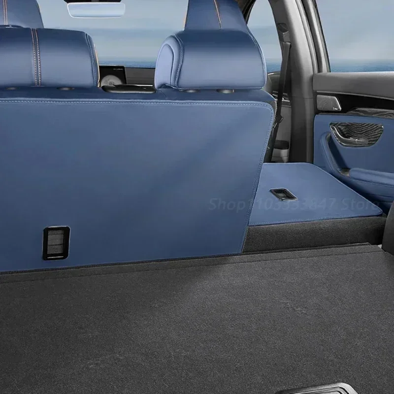 For BYD Seal U Sealion 6 Song Plus DMi/EV 2020-2025 Car Rear Seat Back Anti-kick Pad Seat Cover Protective Leather Pad Auto Refi