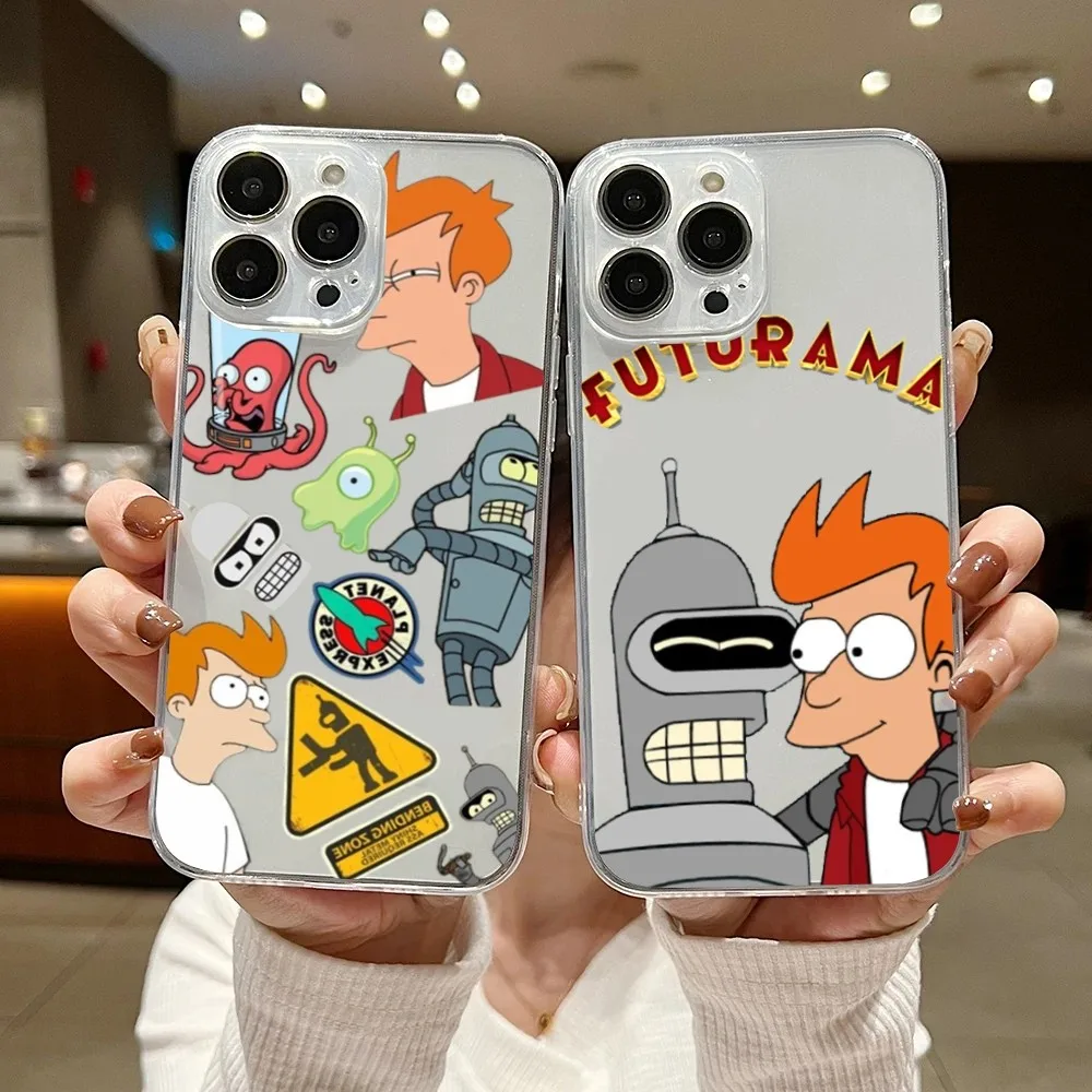 F-Futurama Cartoon Phone Case For Samsung Galaxy A73 53 32 22 5G  Note 20Ultra Shell