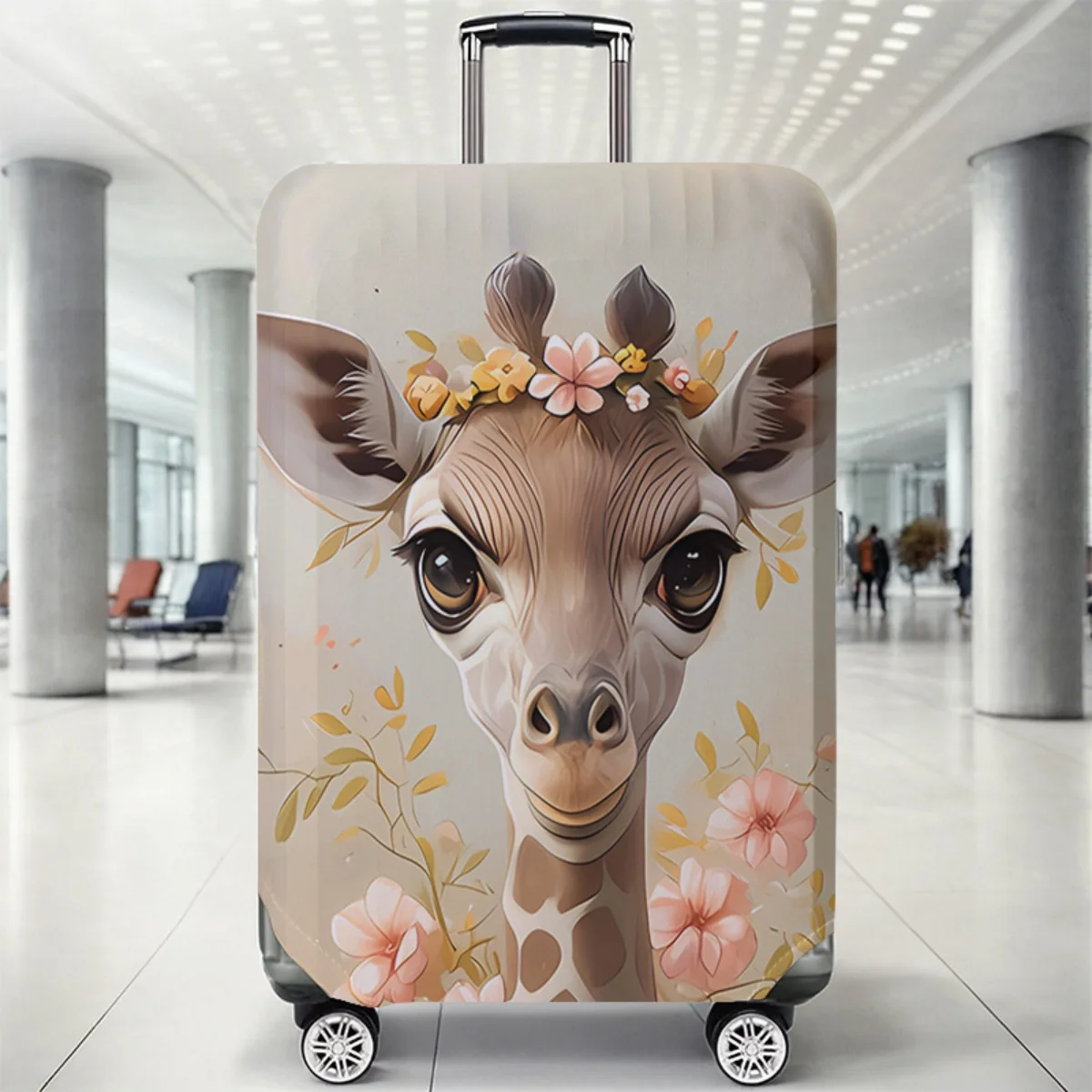 

Animal pattern luggage protection cover, set suitable for 18-32 inch luggage cover, suitcase handle cover, travel accessories