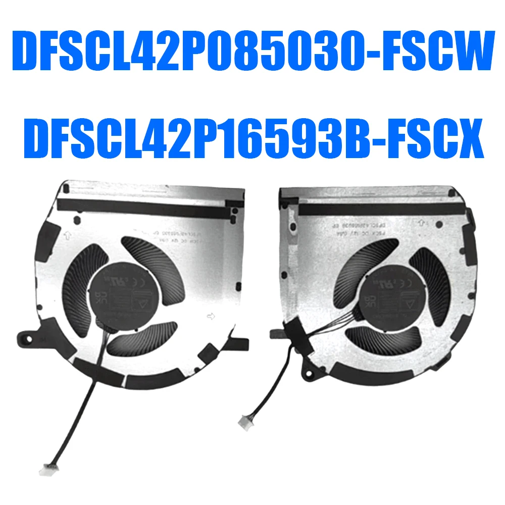 DFSCL42P085030-FSCW DFSCL42P16593B-FSCX DC12V Laptop CPU+GPU Fan
