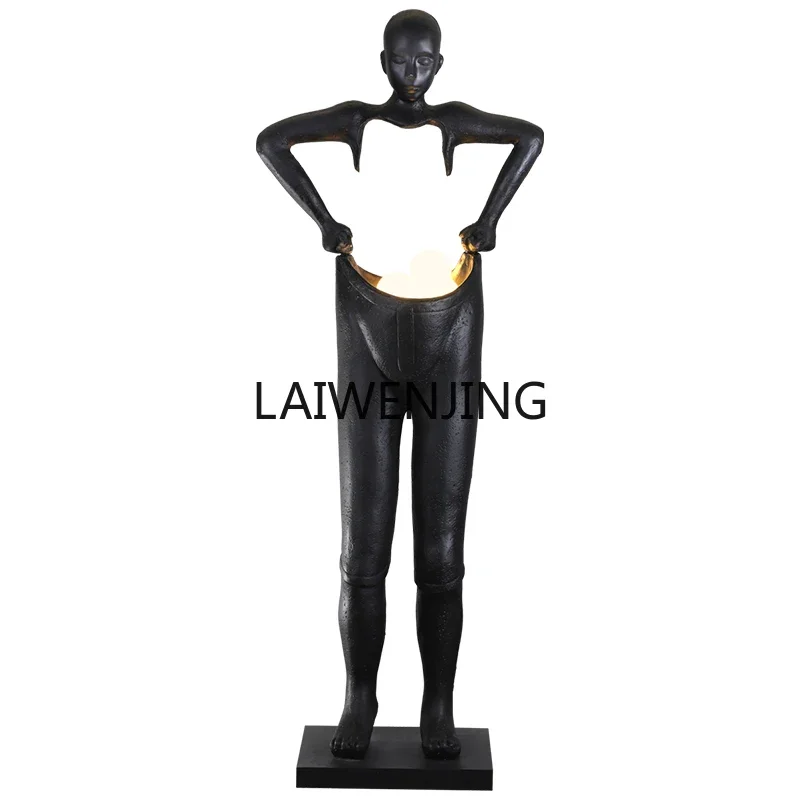 

MJY pants man art sculpture decoration floor-to-ceiling hotel lobby villa shopping mall ornament