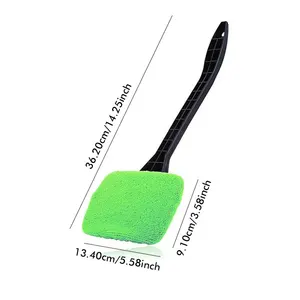 Car cleaning tool with long strap car window cleaning window kit windshield wiper microfiber cleaner cleaning brush 12 Main Sales Brush - №5