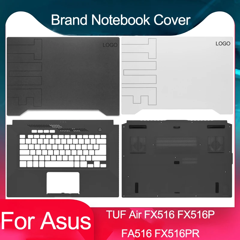 New For ASUS TUF AIR 2021 F15 FX516 FX516P FX516PR FA516 FA516P Laptop LCD Back Cover Front Bezel Palmrest Bottom Case