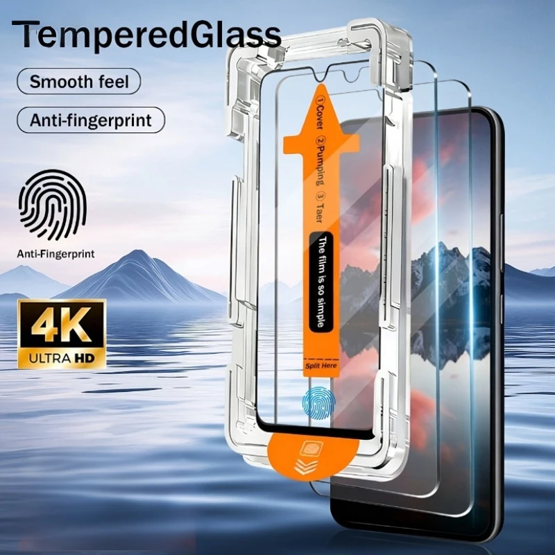 

Защитная пленка для экрана HD 8K, 5 шт., простая установка, для vivo X100 Ultra X80 X200T X300 FE X90 Pro, пленка из закаленного стекла, с защитой от пыли