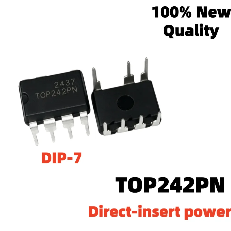 10Piece DIP-7 TOP243PN TOP246PN TOP245PN TOP242PN TOP244PN Direct-insert switch chip