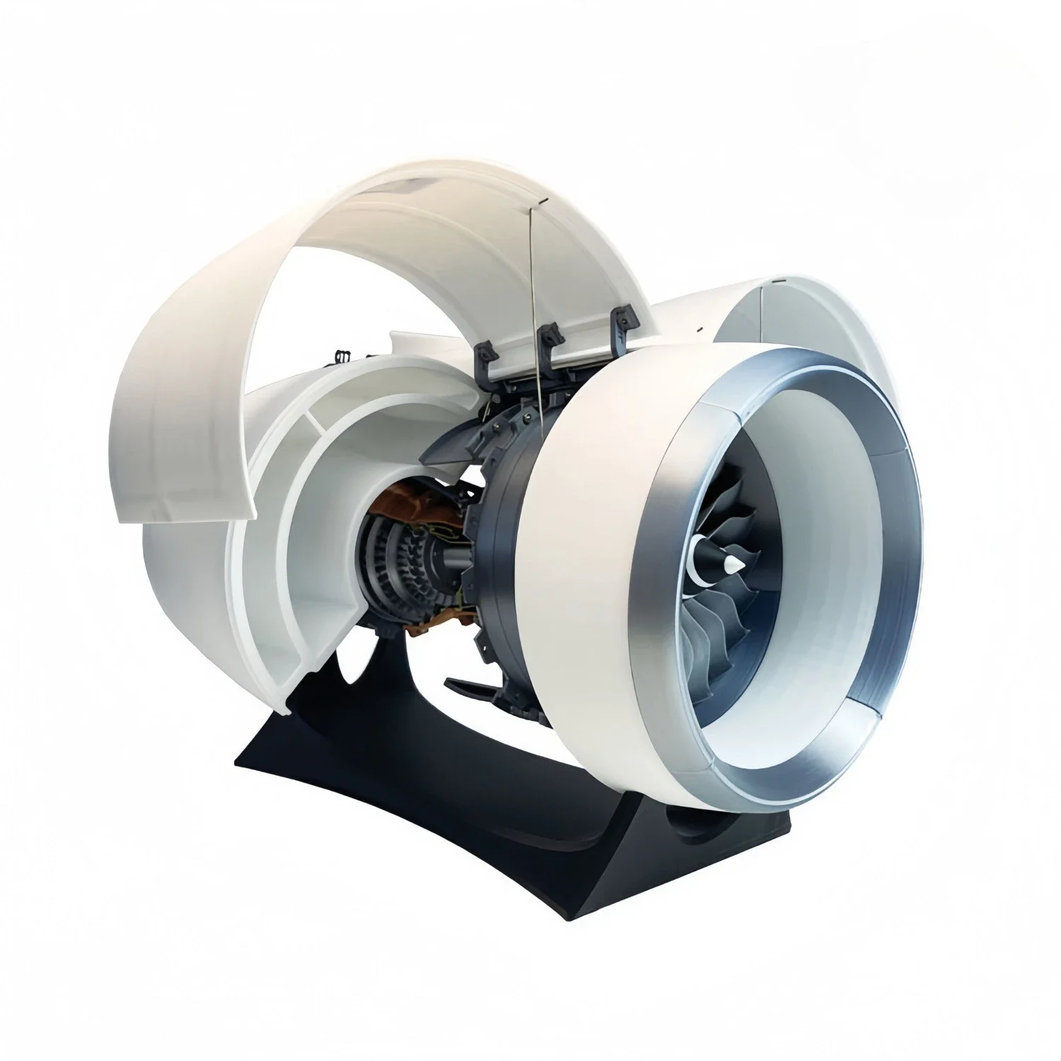 

Large turbofan engine model can start the finished product, electric toy, birthday gift, desktop ornament.