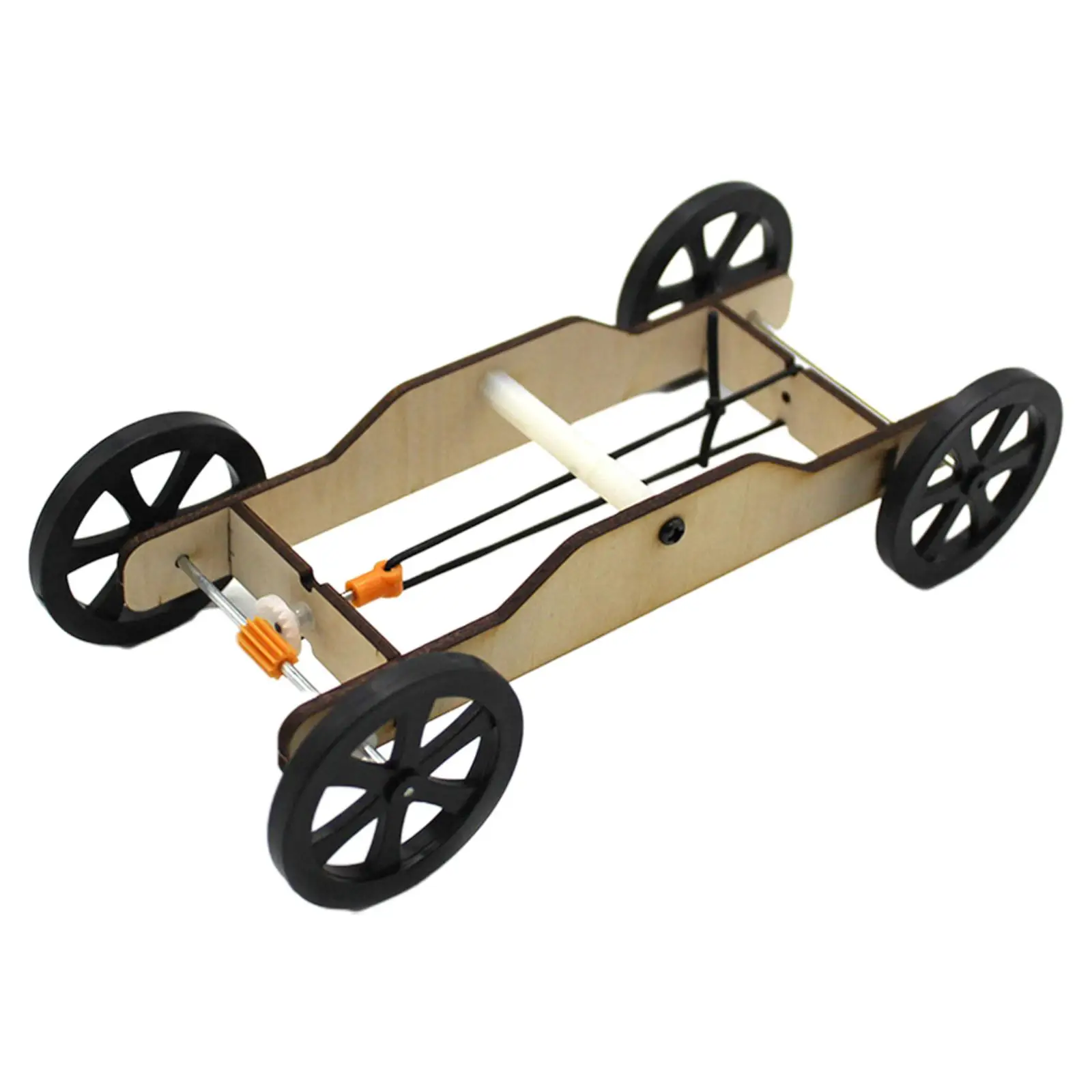 Wood DIY Car Model Kits Physics Science Cognitive Toys, 3D Building Puzzles