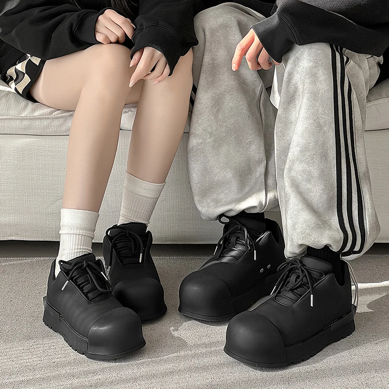 

Men Fashionable Height-increasing Casual Shoes American-style Thick-soled Lightweight Comfortable Large-head Couple Shoes Men