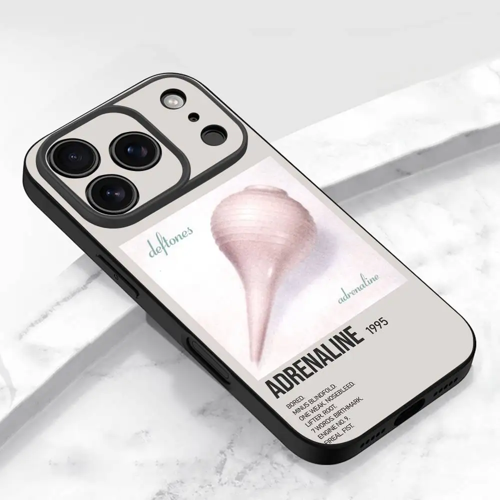 D-Deftones – coque de téléphone Ohms Gore, musique privée, pour iPhone 17,16,15,14,13,12,11,Pro,Max,Plus,E,Air,Mini, housse de protection noire