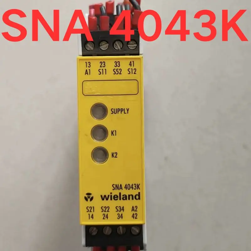 

Second-hand test OK,safety relay SNA 4043K SNA 4043K-A