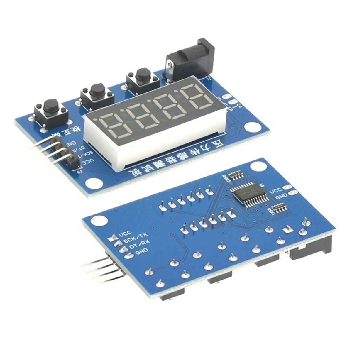 HX711 Load Cell AD Weight Pressure Sensor Module with Display Weighing Instrument for Electronic Scale DIY Projects