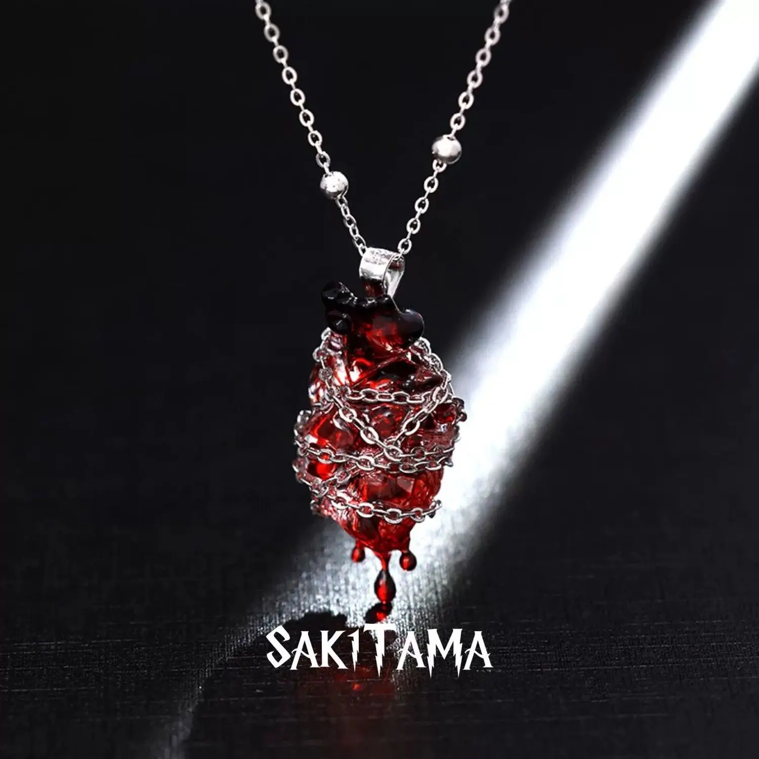 

Original Design Handmade Wrapped Heart Binding Pendant Couple Necklace Design Sense Personalized Trend