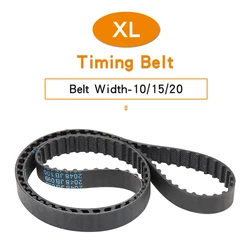 XL Toothed Belt 314XL/316XL/320XL/322XL/326XL/330XL/332XL/334XL/336XL/338XL/340XL Closed Loop Rubber Belts Width 10/15/20 mm