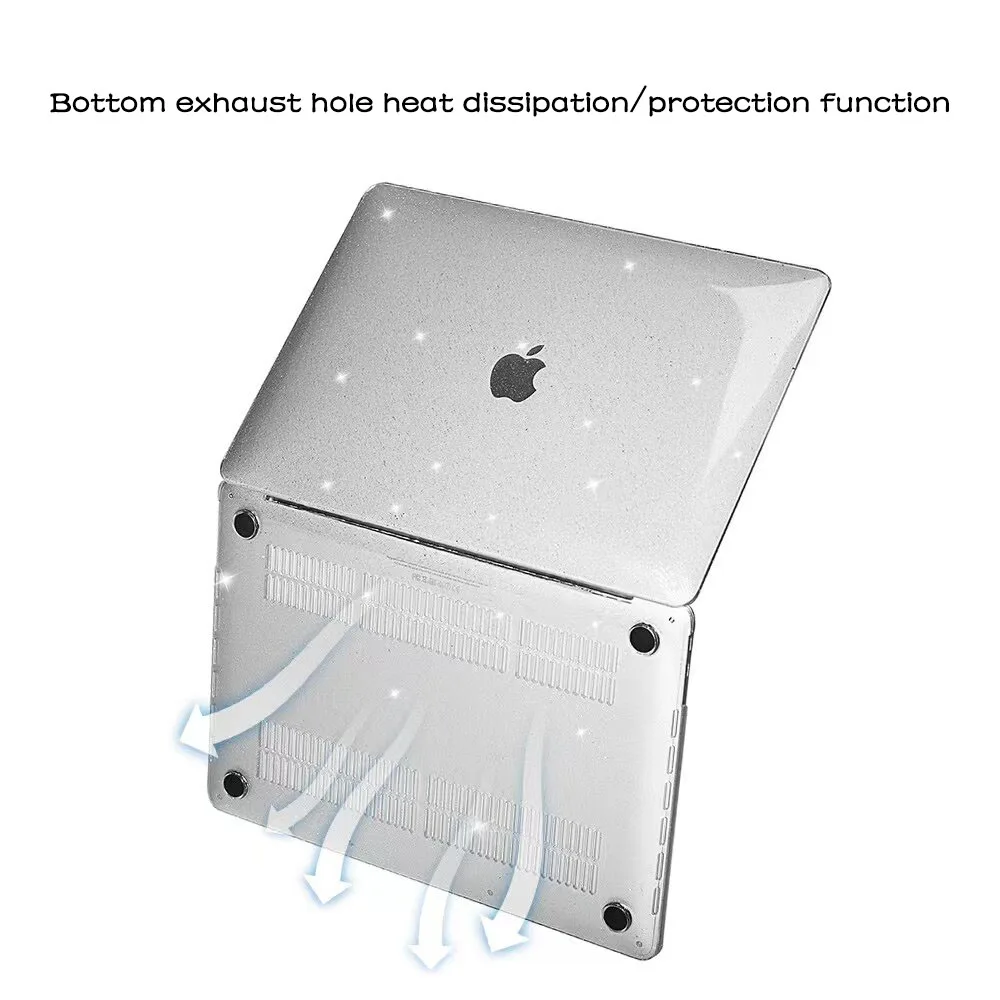Shining Laptop Case For Macbook Air 13.6 M4 M3 M2 A2681 A3113 A3240 Air13.3 A1932 A2179 A2337 Neo A3404 A2251 Air15 16 Cover
