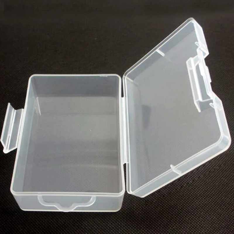 Rectangular Plastic Clear Transparent Storage Electronic Parts Screw Beads Box Collection Container Organizer