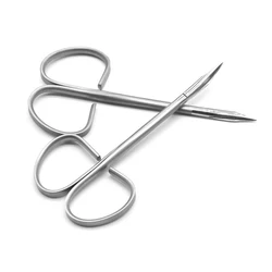 Peeling super-fine tissue shears stitches gold-handled scissors sharp-headed twist-handled eye tools