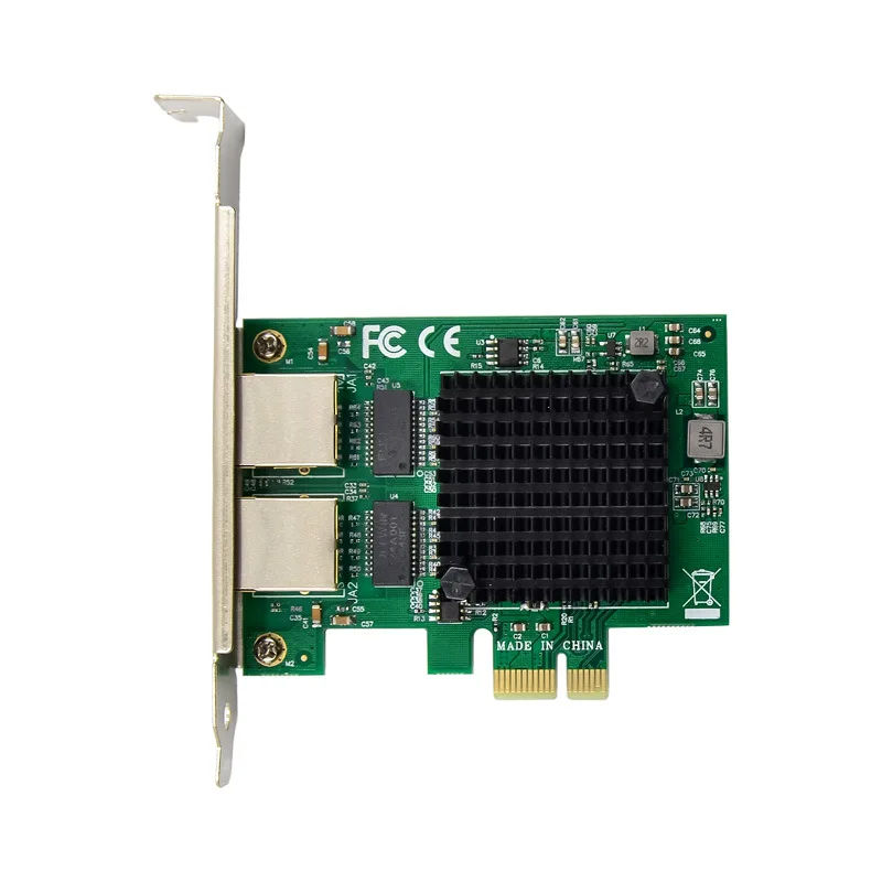 

Подходит для двухпортовой серверной сетевой карты PCI-E X1 Gigabit, сетевая карта Intel exp9402pt Gigabit 82571G