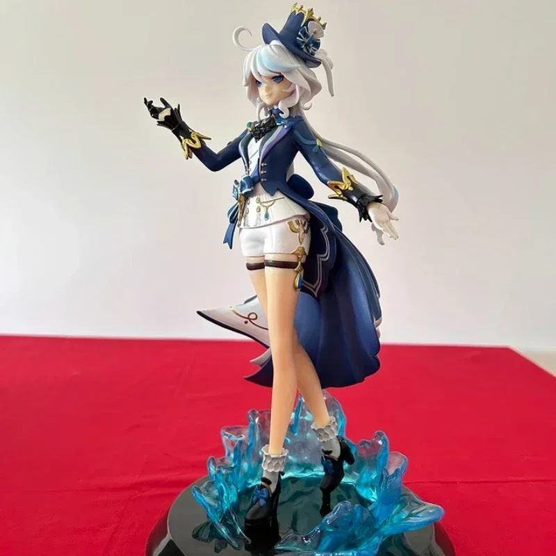 Genshin Impact Furina Figure Lumine Pvc Cute Kawaii Beautiful Girl Anime Action Collection Desktop Ornament Decoration Toy Gifts