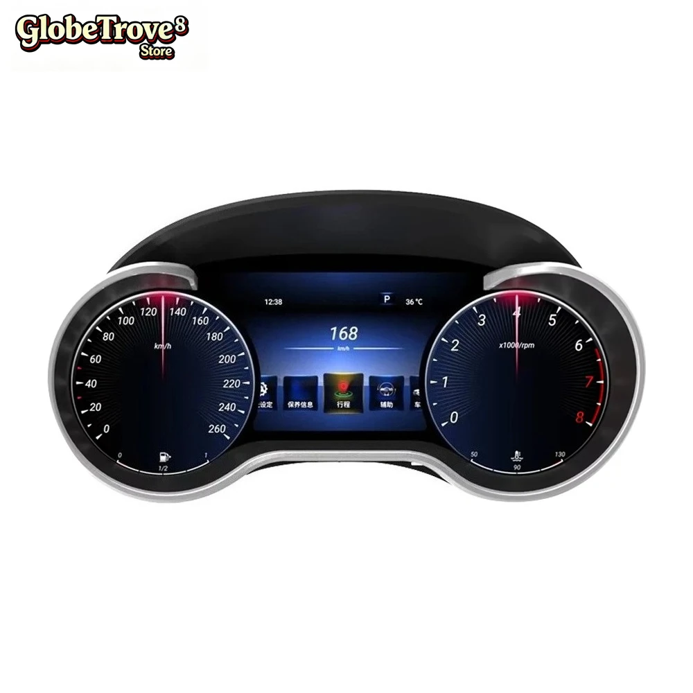 Krando Car Digital Cluster Virtual Cockpit Speedometer Instrument for ML W164 GL X164 LCD Fulltouch Dashboard Monitor Panel