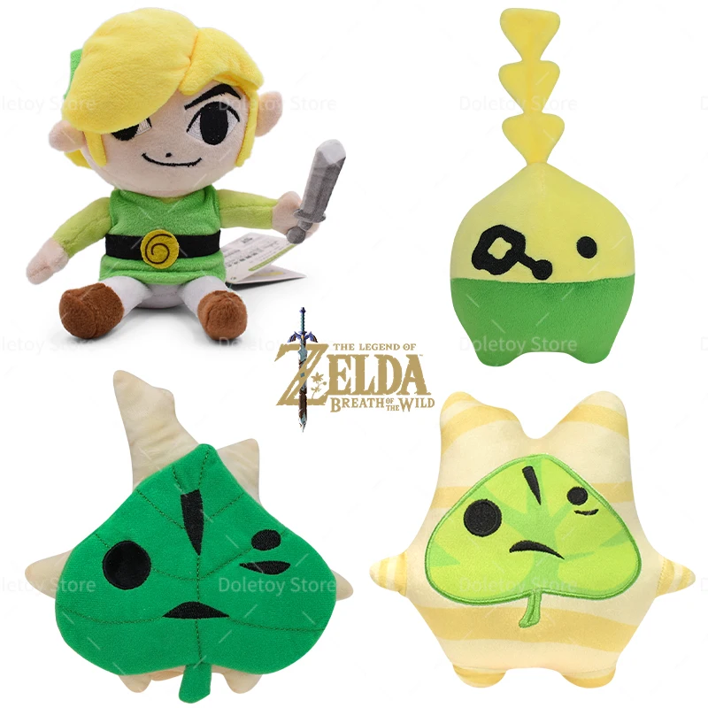 New The Legend of Zelda Plush Tri korok Link Cartoon Anime Stuffed Toy for Kids Birthday Gifts