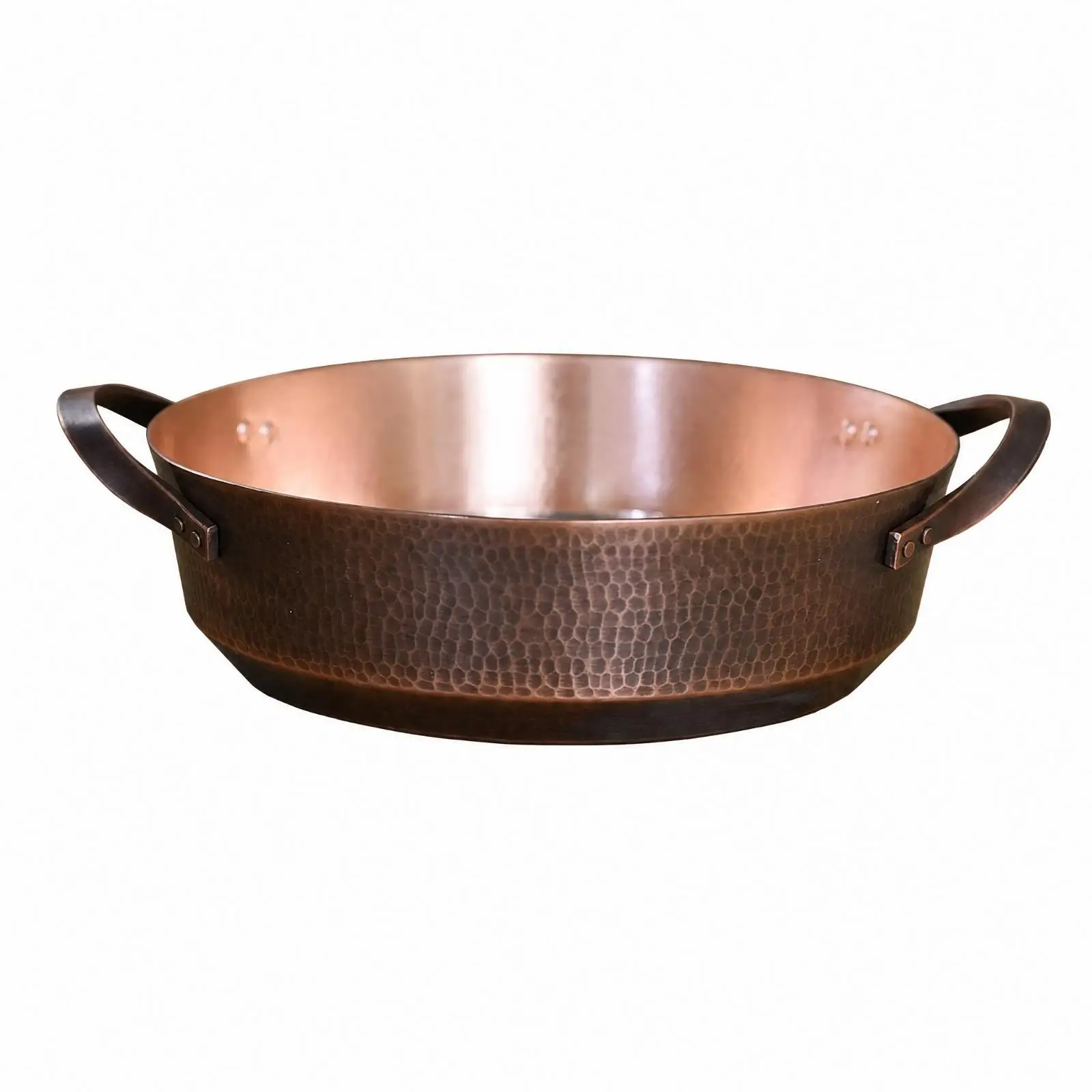 Cookware Induction Compatible Handmade Copper Cooking Pot Uncoated for Slow