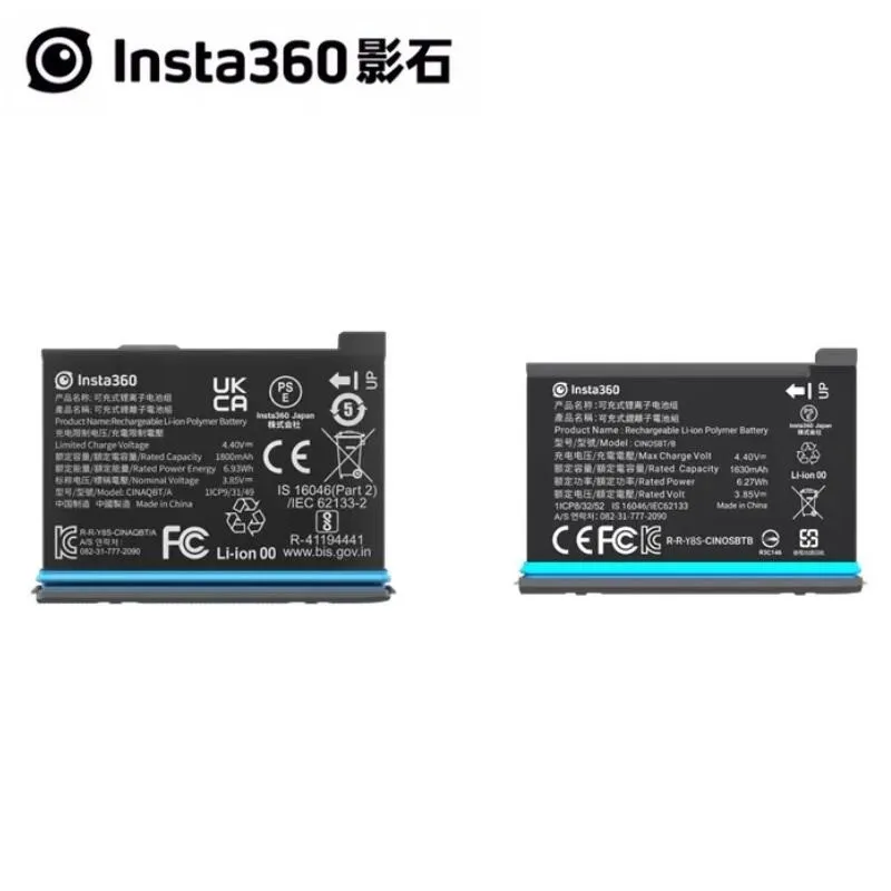 Insta 360 ONE X3 Original Battery Charger 3 Slots/Dual USB Charger/Cargador Insta360 One x3 Battery Panoramic Camera Accessories