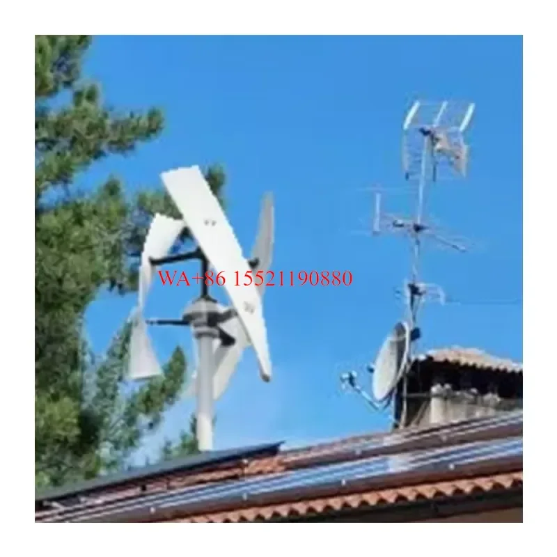 WMWMNU 5kw Hybrid Wind Solar Power System Wind Turbine Generator for Home Farm Use