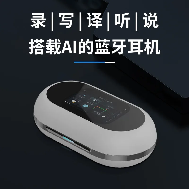 

Wireless AI translation Bluetooth earphones without in ear full-color touch screen with ultra long battery life