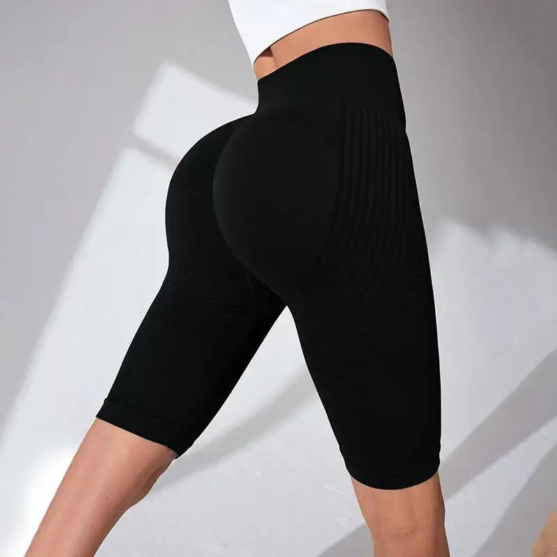 Cellulite 3D Biker Shorts, High Waisted Butt Lifting Tummy Training Control, 8" Anti Cellulite workout shorts for Gym image 6