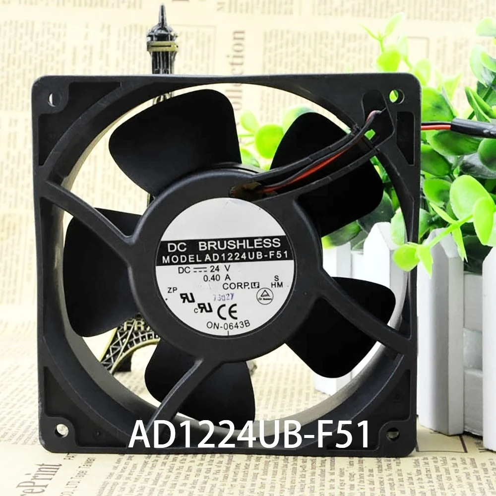 

Axial flow Server Driver FOR ADDA Fan AD1224UB-F51 24VDC 0.40A 120*120*38MM radiator