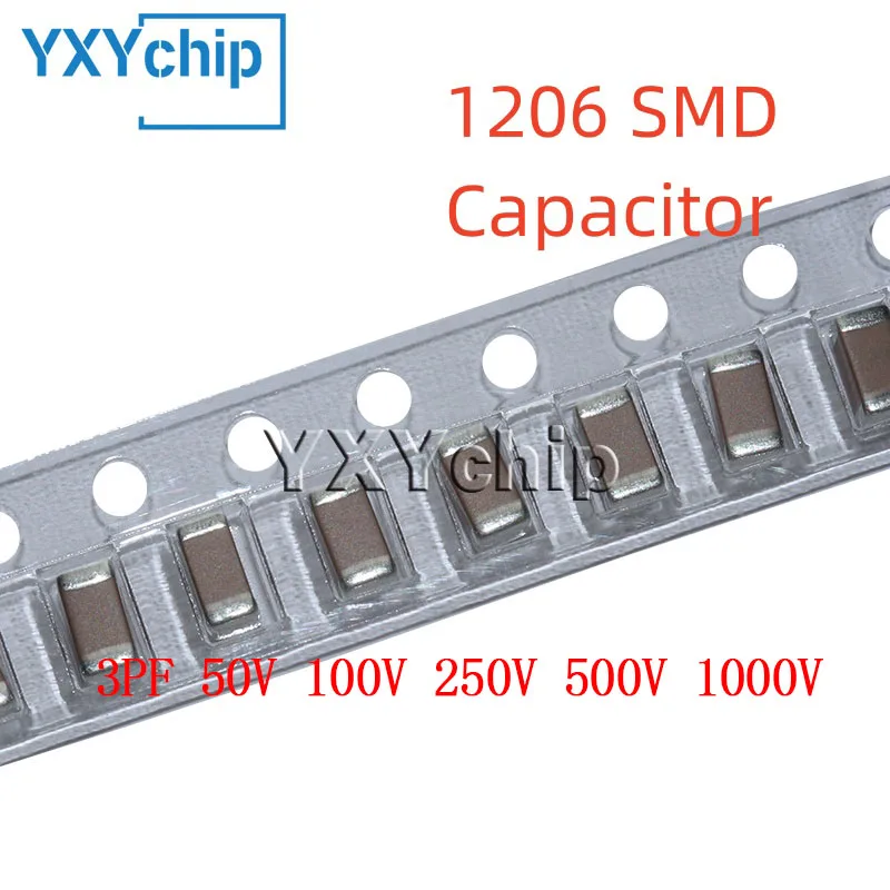 50PCS 1206 3PF 50V …