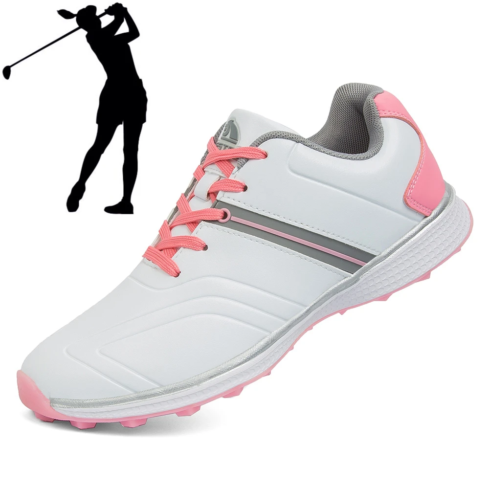 Professional Golf Shoes Women's Professional Lightweight Golf Shoes Girls Outdoor Fitness Running Shoes Size 35-42
