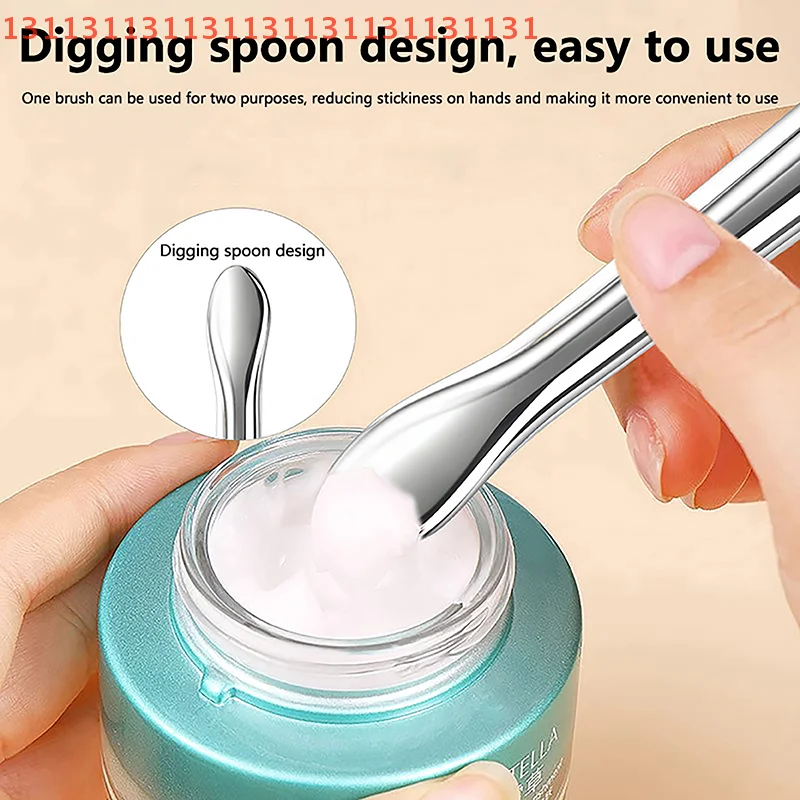 Cepillo de silicona para máscara Facial, maquillaje de cabeza suave, cepillos profesionales de crema de barro, bricolaje, cuidado de la piel, Base, Gel, herramienta cosmética de belleza