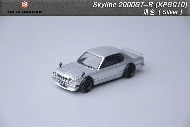 

(Pre-Order) Focal Horizon 1:64 Skyline 2000GT KPGC10 Silver Diecast Collector's Vehicle Model Car