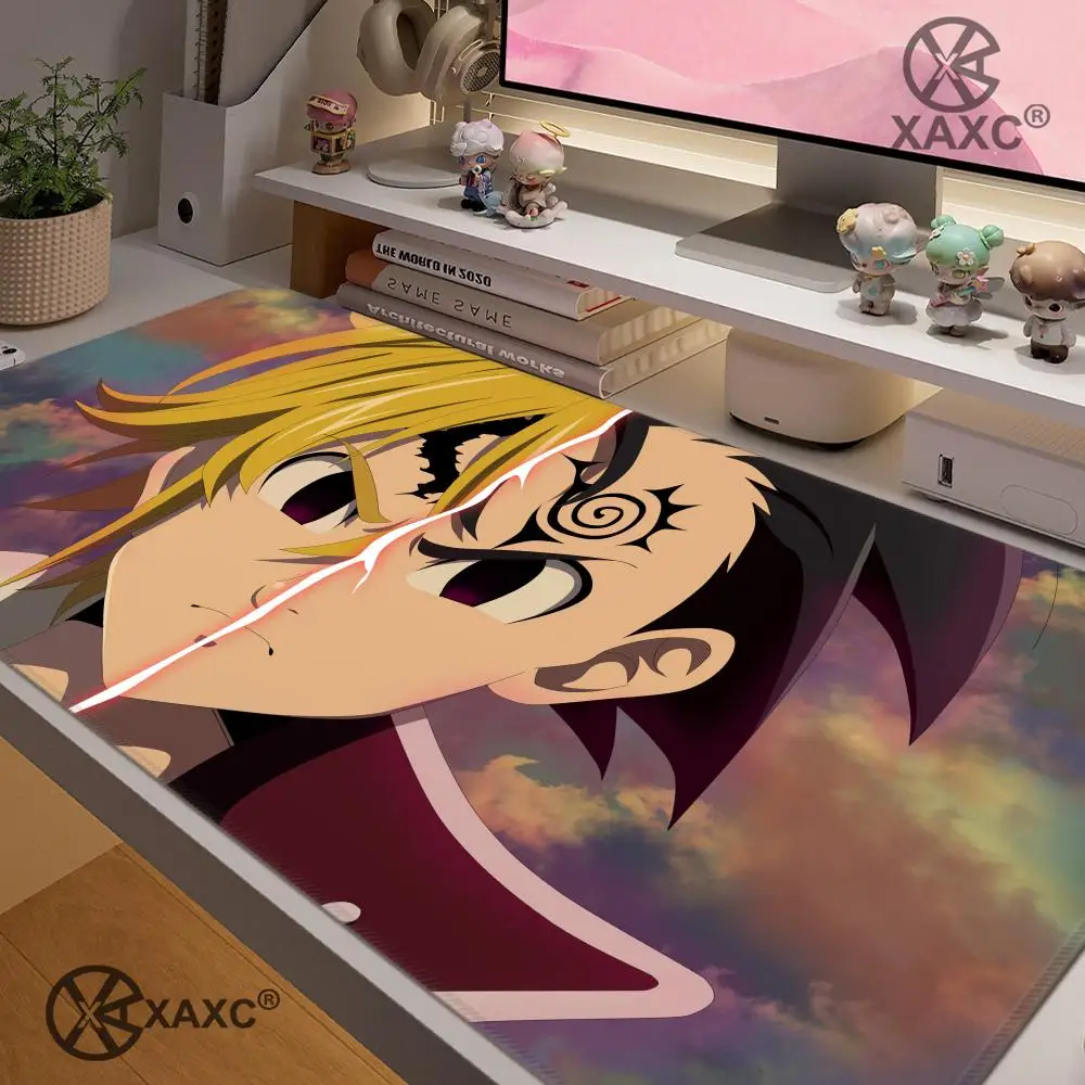 

Anime The Seven Deadly Sins XAXC Mouse Pad large keyboard mouse desk pad non-slip rubber gaming mouse pad laptop mouse carpet