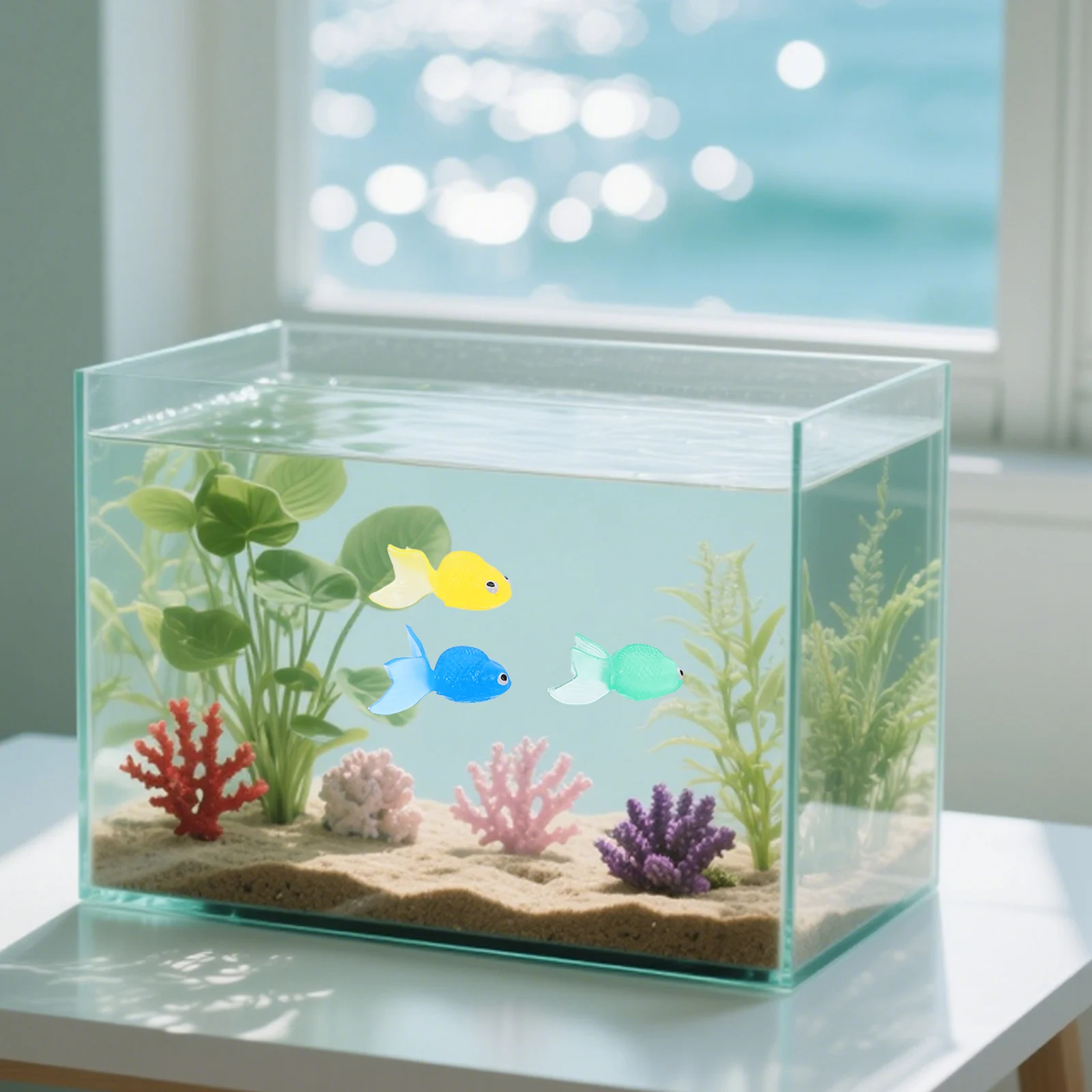 

20pcs Simulation Small Goldfish Artificial Floating Goldfish For Aquarium Plastic Fish Tank Decoration Fake Tropical Fish