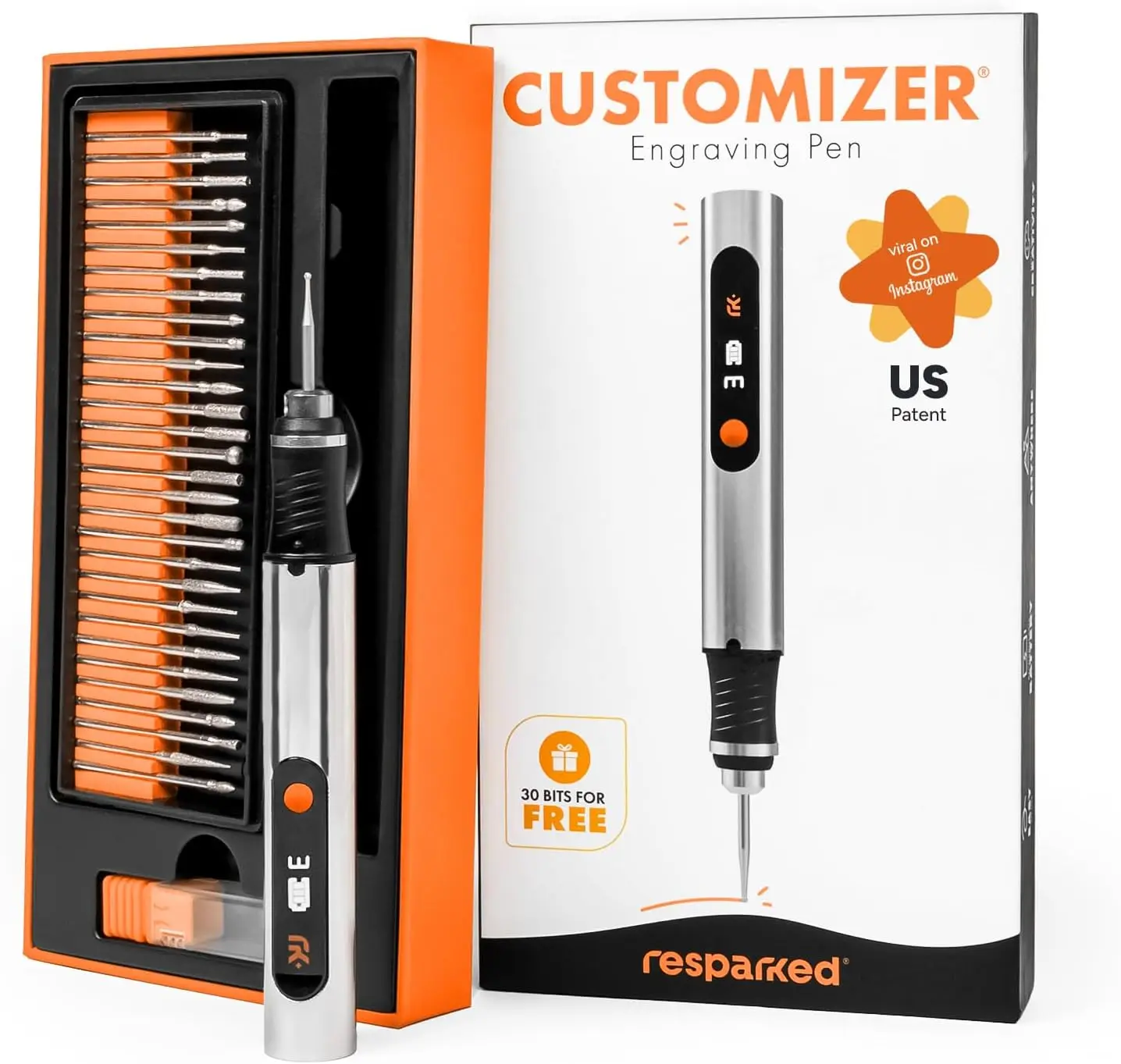 

Customizer Engraving Pen (Formerly Culiau): Ultimate Cordless Portable Tool for Artists & DIYers - Engrave Surfaces - Beginner