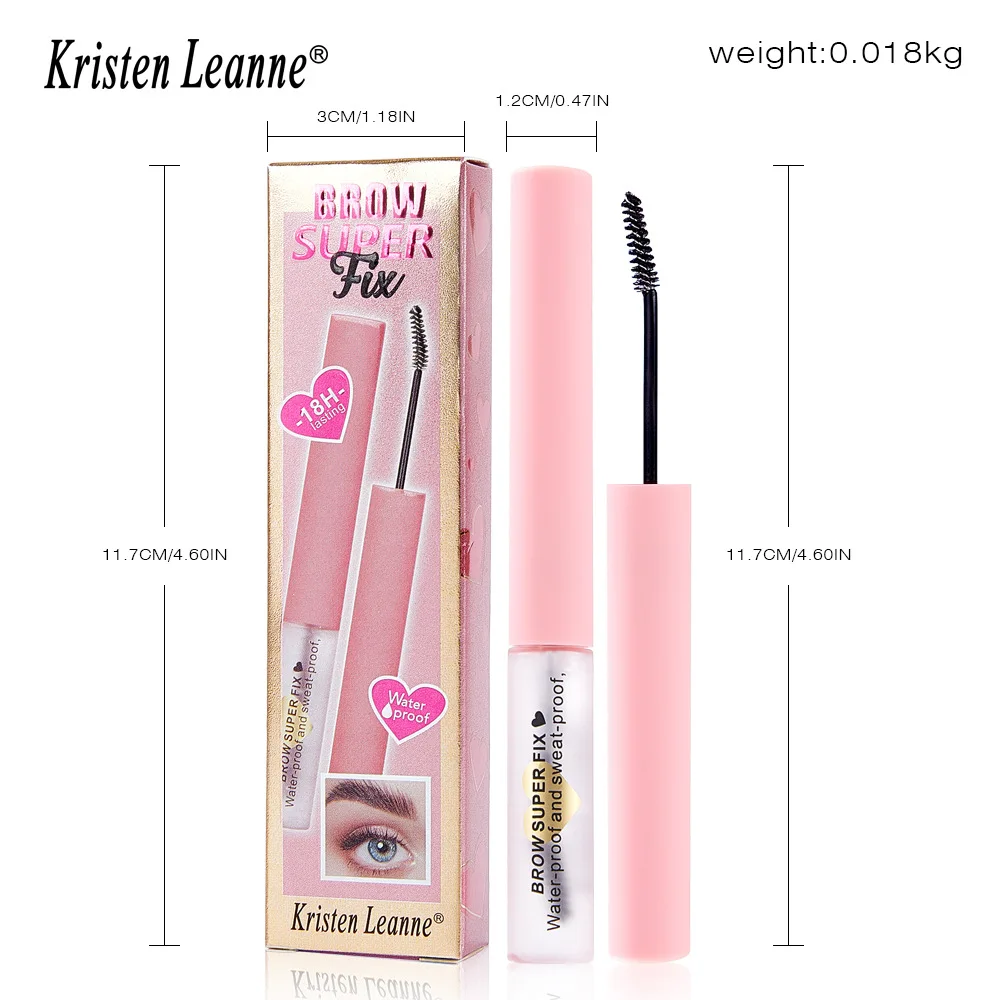 Kristen Leanne-眉毛のレインコート,防水,長持ち,化粧品,化粧品,黒の技術処方