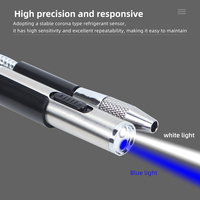 Halogen Leak Detector Air Conditioning Refrigerant Leak Detector R22a R134a CFC HFC HCFC Freon Gas Leakage Tester With LED Light