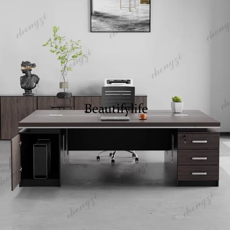 T41 Popular Financial Office Desk Computer Integrated Face Manager Office Desk Room Modern Offcie Furniture El Escritorio