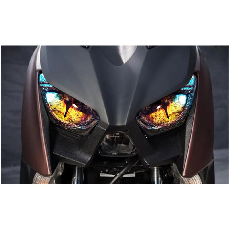 Motocicleta Headlight Protection Sticker, Acessórios para Yamaha Xmax 300 Xmax 250 2017 2018 B