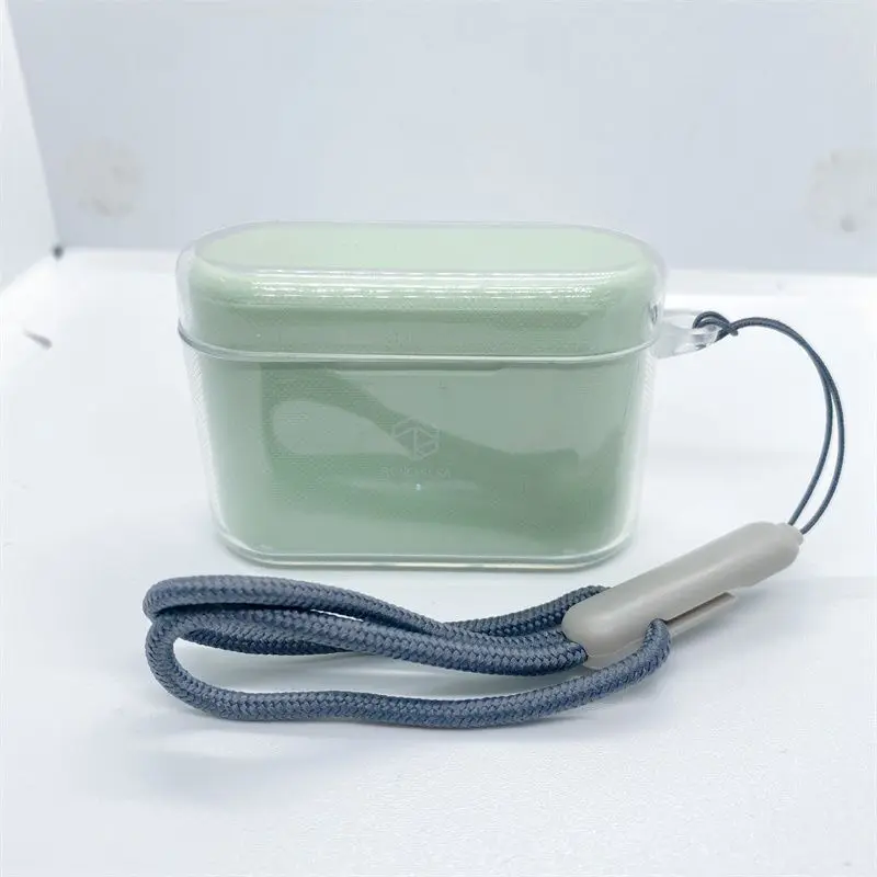 Transparente Hülle für ROSESELSA OpenFree Bluetooth-Kopfhörer, einfarbig, durchsichtige, geteilte Vollschutz-TPU-Schutzhülle mit Anti-Sturz-Funktion.